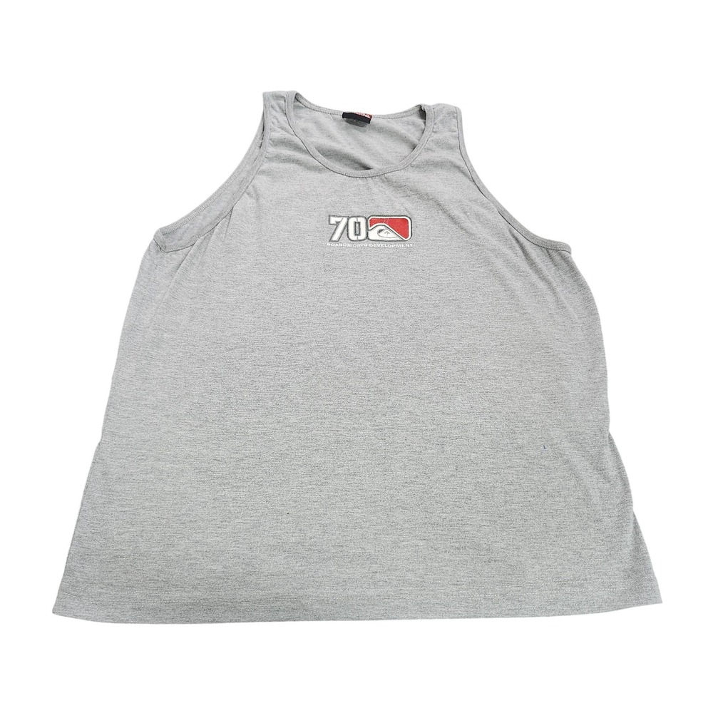 Quiksilver Shirt Mens Large Gray 70 Boardriding Development Tank Top Surf